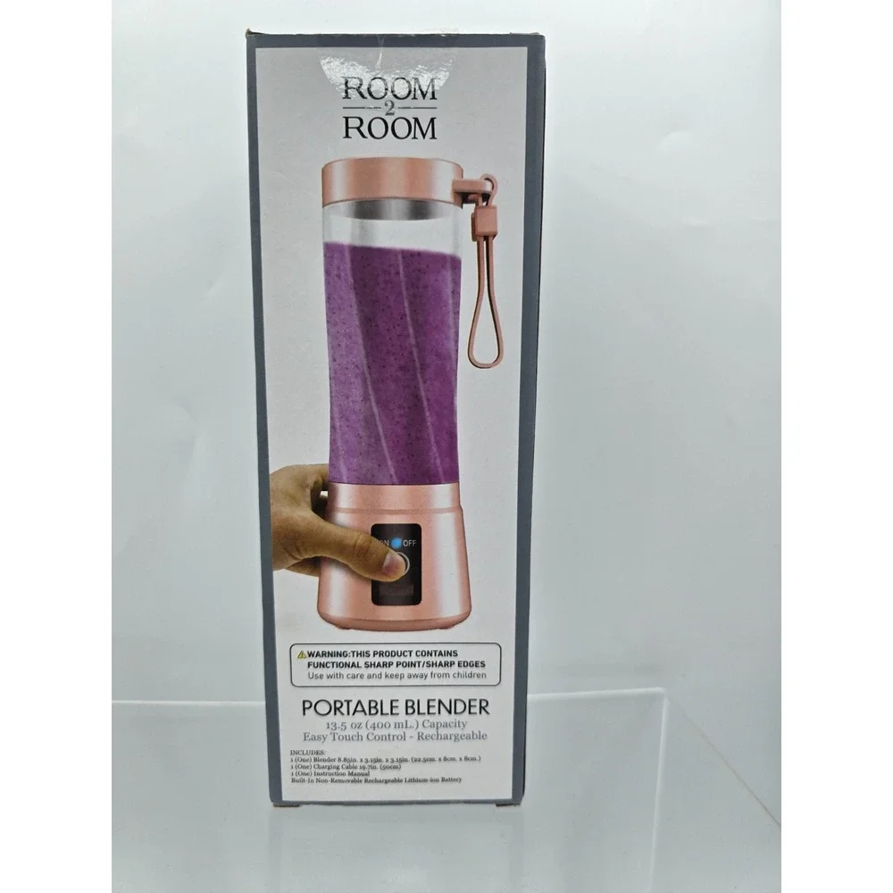 Room 2 Room Portable Blender PINK - BRAND NEW! Shakes - Smoothies - Pre Workout!
